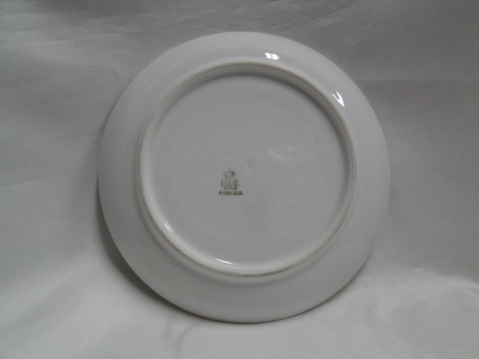 Heinrich HC9, Black Ovals, Gold Trim: 5 3/4" Saucer (s) Only, No Cup