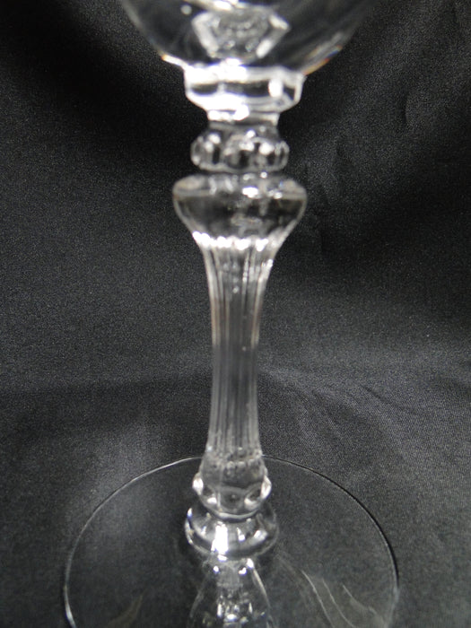 Tiffin Love Lace, 17358, Clear, Etched, June Night: Claret Wine, 6 5/8", As Is