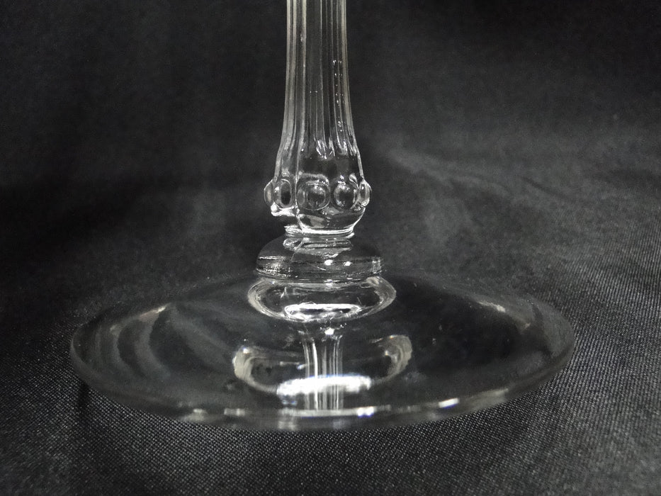 Tiffin Love Lace, 17358, Clear, Etched, June Night: Claret Wine, 6 5/8", As Is