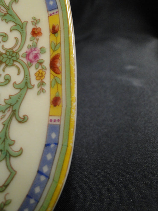 Haviland H591, Floral Swags, Yellow, Green Blue: Oval Platter, 11 3/8", As Is