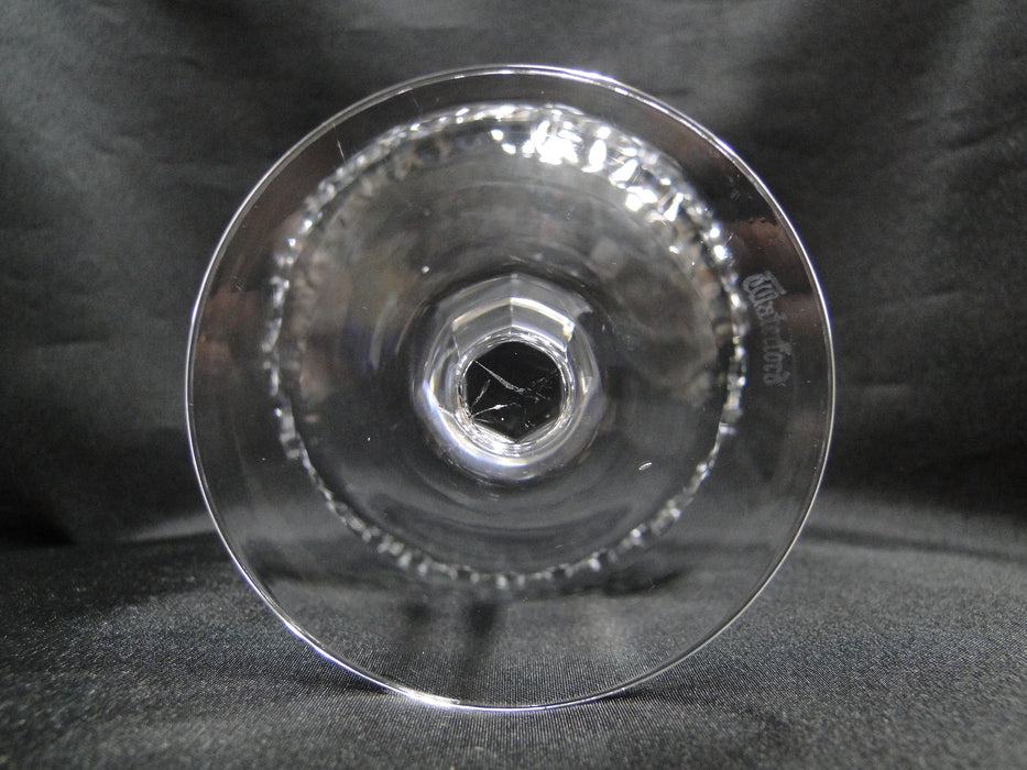 Waterford Crystal Alana, Cut Cross Hatch: Champagne / Sherbet (s), 4 1/8" Tall