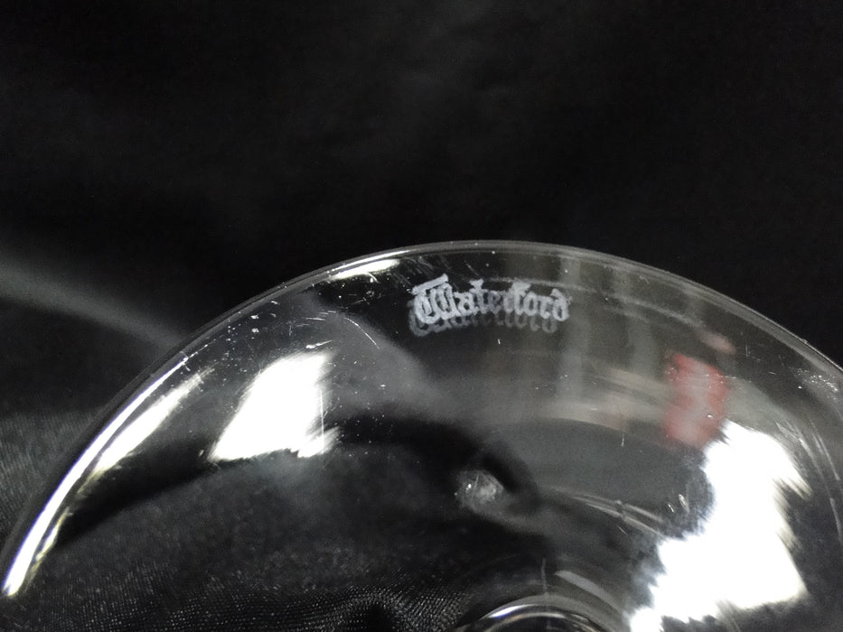Waterford Crystal Alana, Cut Cross Hatch: Champagne / Sherbet (s), 4 1/8" Tall
