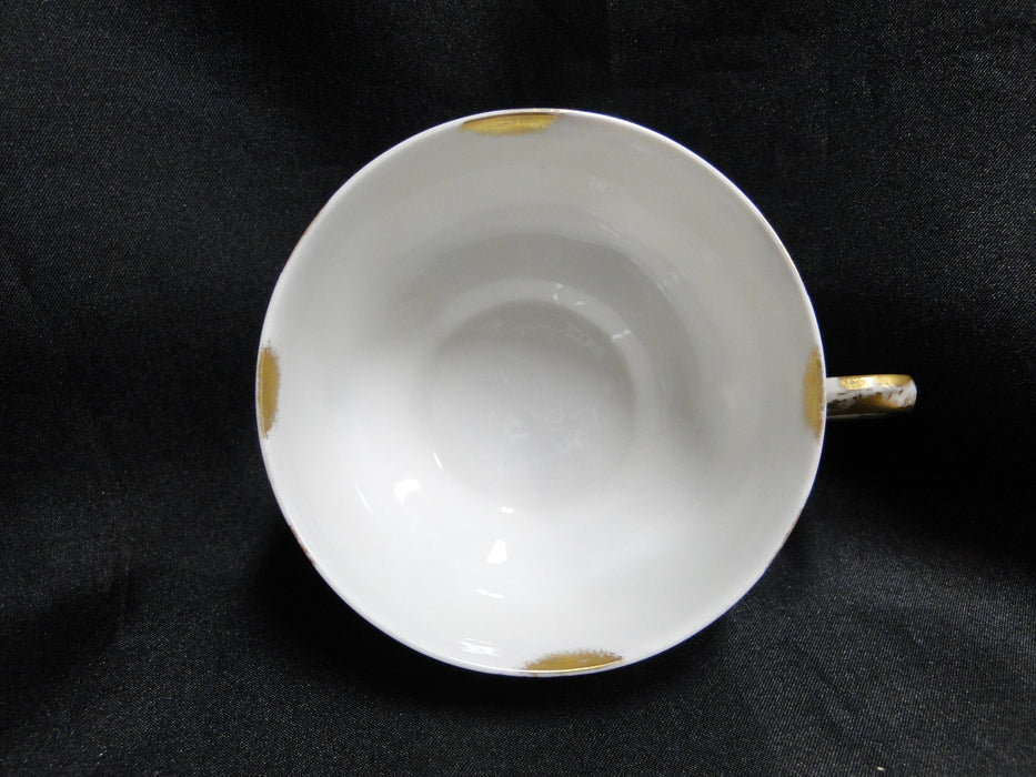 Haviland (Limoges) Schleiger 23, Gold Daubs: Cup & Saucer Set, 2 1/8" Tall