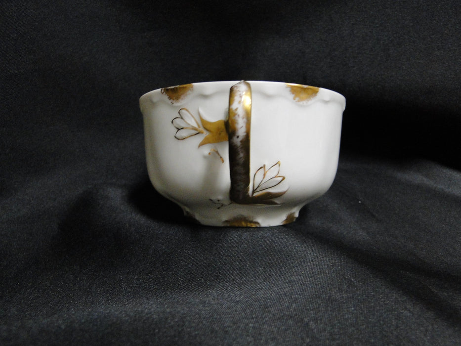 Haviland (Limoges) Schleiger 23, Gold Daubs: Cup & Saucer Set, 2 1/8" Tall