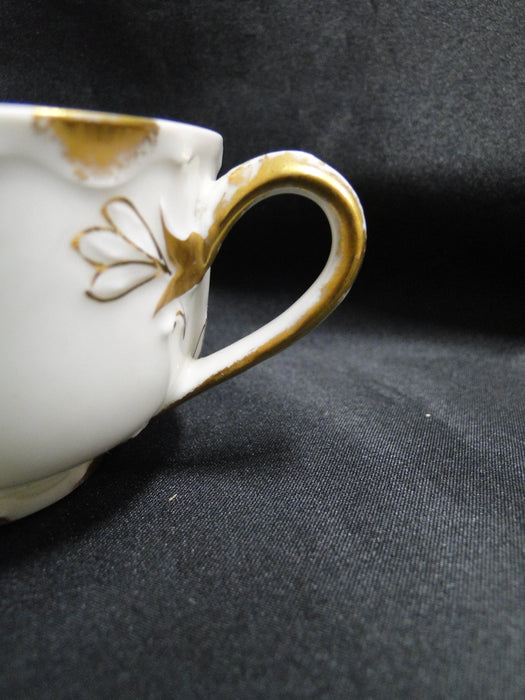Haviland (Limoges) Schleiger 23, Gold Daubs: Cup & Saucer Set, 2 1/8" Tall