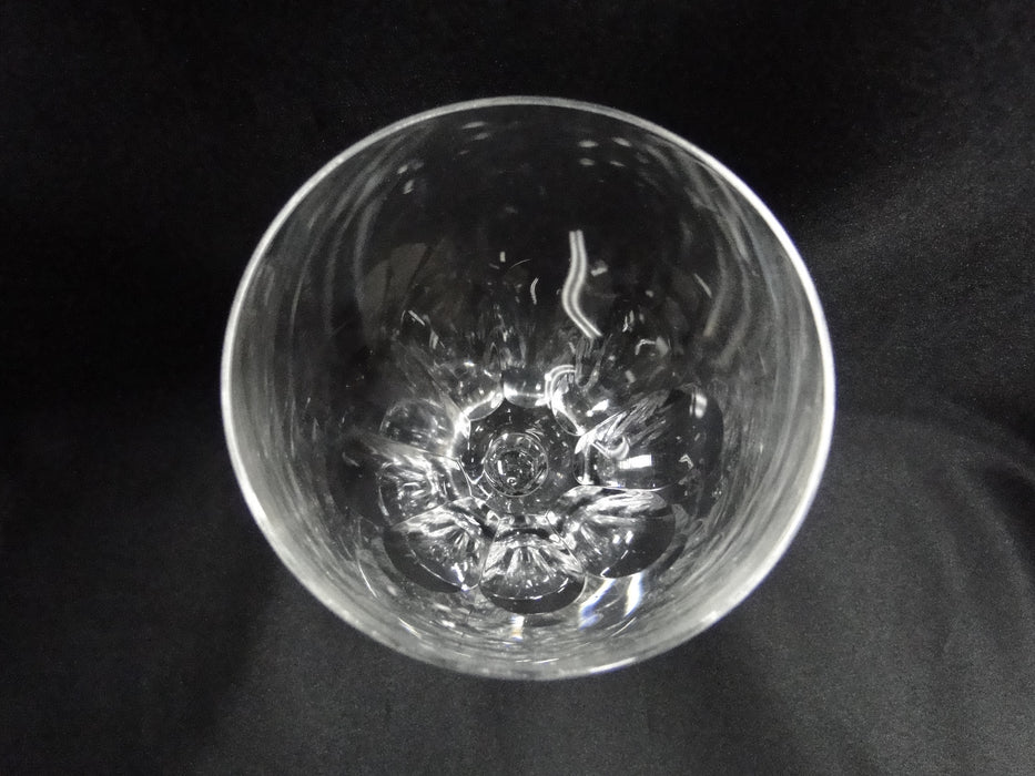 Val St. Lambert Riviera, 9 Cut Thumbprints: Water or Wine Goblet, 6 1/4"