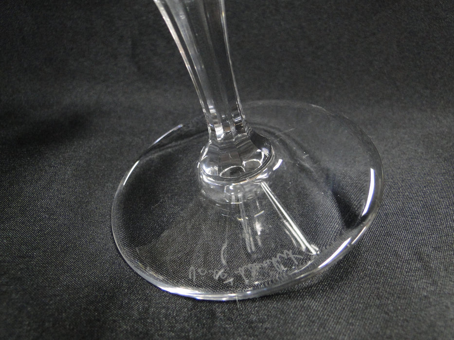 Val St. Lambert Riviera, 9 Cut Thumbprints: Water or Wine Goblet, 6 1/4"