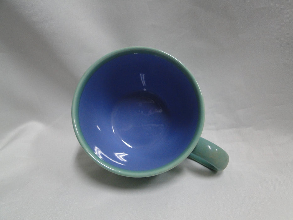 Lindt-Stymeist Colorways: Cup & Saucer Set, Blue & Green, 2 1/4"