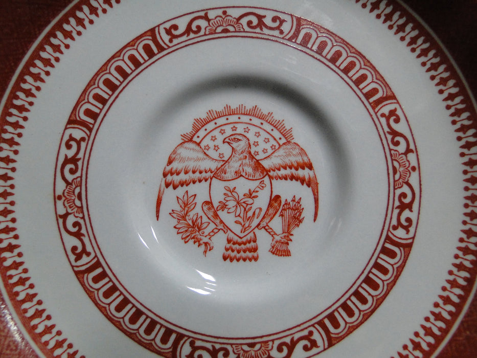Spode Heritage Red, Eagle, New Stone: Demitasse Cup & Saucer Set (s), 2 1/2"