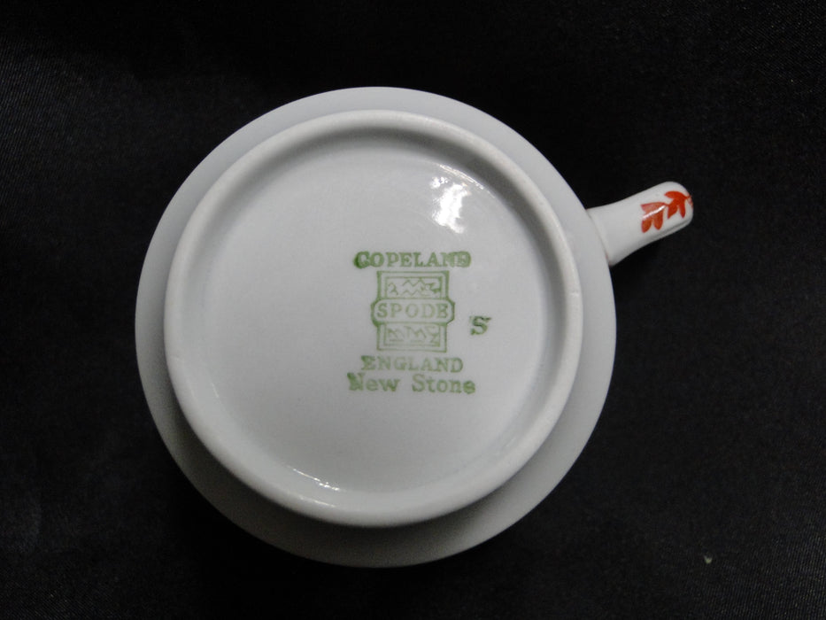 Spode Heritage Red, Eagle, New Stone: Cup & Saucer Set (s), 2 5/8" Tall