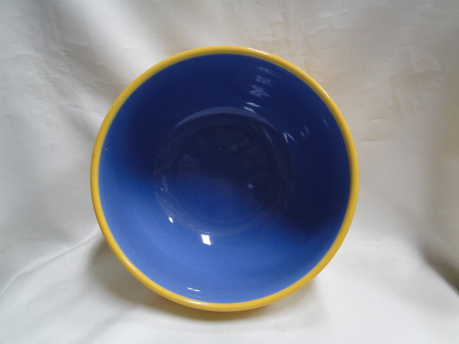 Lindt-Stymeist Colorways: Round Serving Bowl, Blue & Yellow, 8 1/8" x 4 7/8"