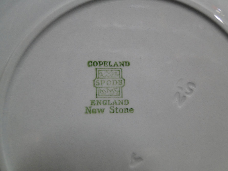 Spode Heritage Red, Eagle, New Stone: 7" Cream Soup Saucer Only, No Bowl, Faded