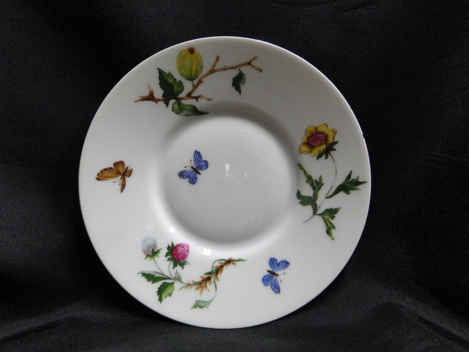 Raynaud Ceralene Mon Jardin, Flowers, Butterflies: Cup & Saucer Set, As Is