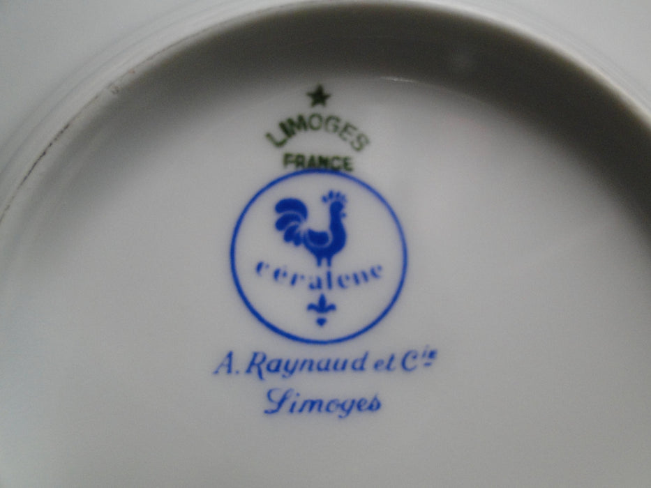 Raynaud Ceralene Mon Jardin, Flowers, Butterflies: Cup & Saucer Set, As Is