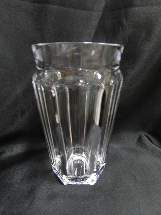 Baccarat Nelly, Clear w/ Paneled Sides: Flower Vase, 4 1/4" x 6 3/4" Tall