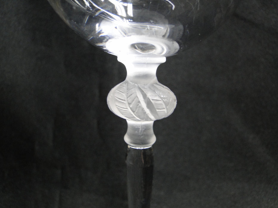 Sasaki Isabelle, Frosted Ball on Stem: Wine Glass (es), 8" Tall