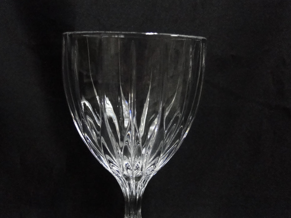 Mikasa Park Lane, Vertical Cuts: Water or Wine Goblet (s), 6 3/4" Tall