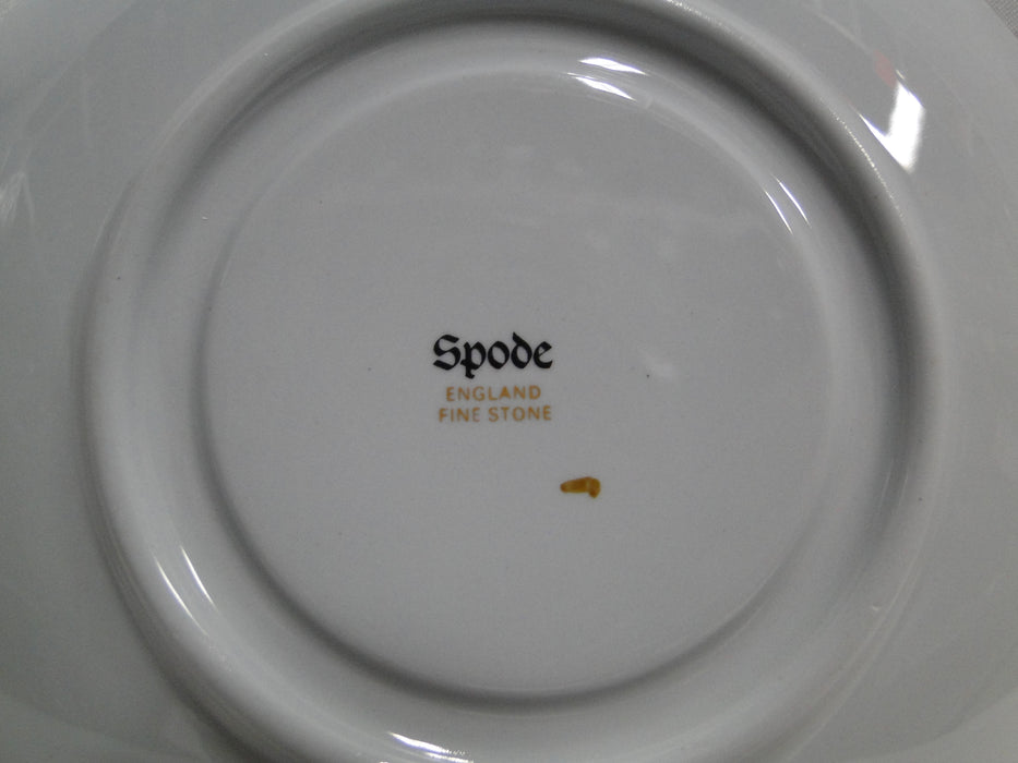 Spode Queen's Bird, Multicolored Bird on Gray: Cup & Saucer Set (s), 2 5/8" Tall
