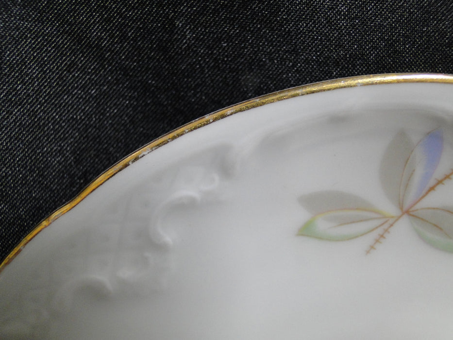 Eschenbach White w/ Pink & Yellow Flowers ESC302: Bread Plate (s), 6 1/4"