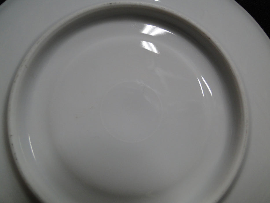 Eschenbach White w/ Pink & Yellow Flowers ESC302: Saucer (s) Only