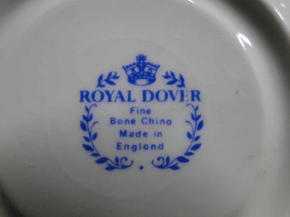 Royal Dover Yellow Roses, Purple Flowers: Demitasse Cup & Saucer Set, 2 3/8"