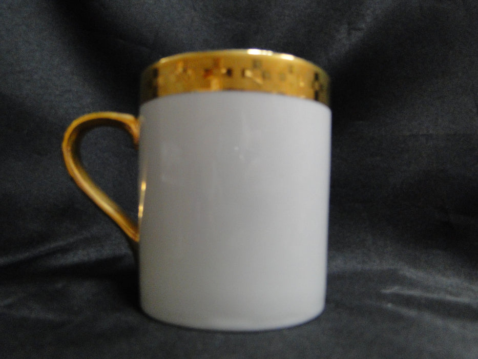 Tiffany Imperial, Frank Lloyd Wright, Gold Squares: Mug (s), 3 1/2" Tall