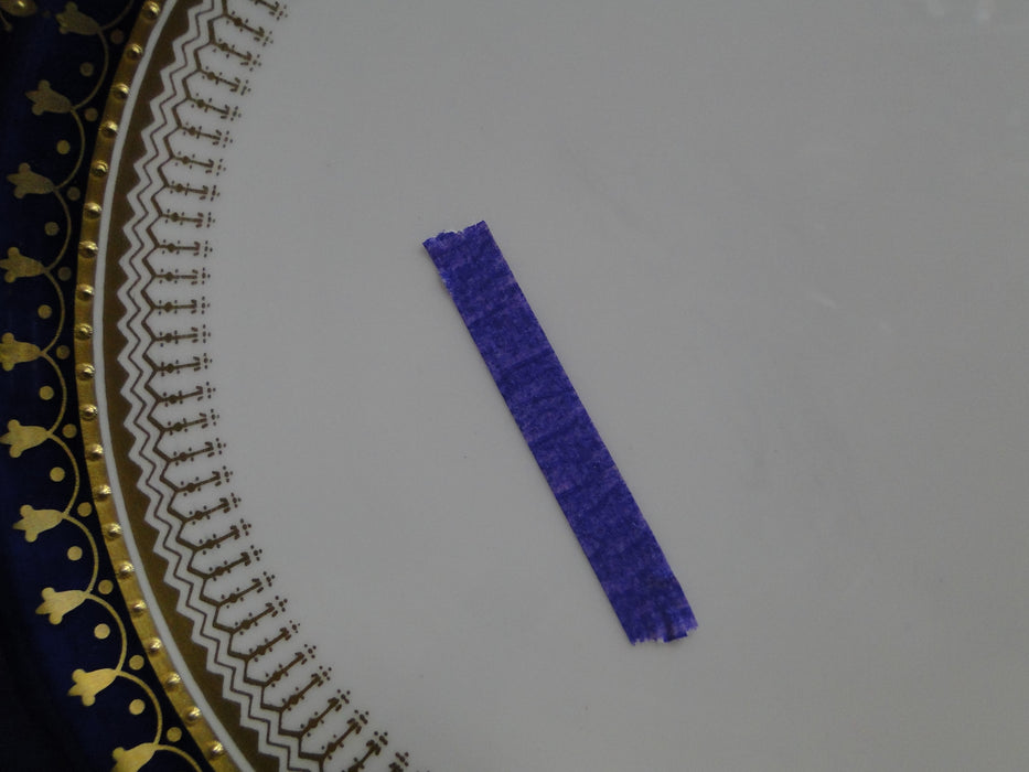 Spode Lancaster Cobalt, Blue & Gold on White: Salad Plate (s), 7 5/8"