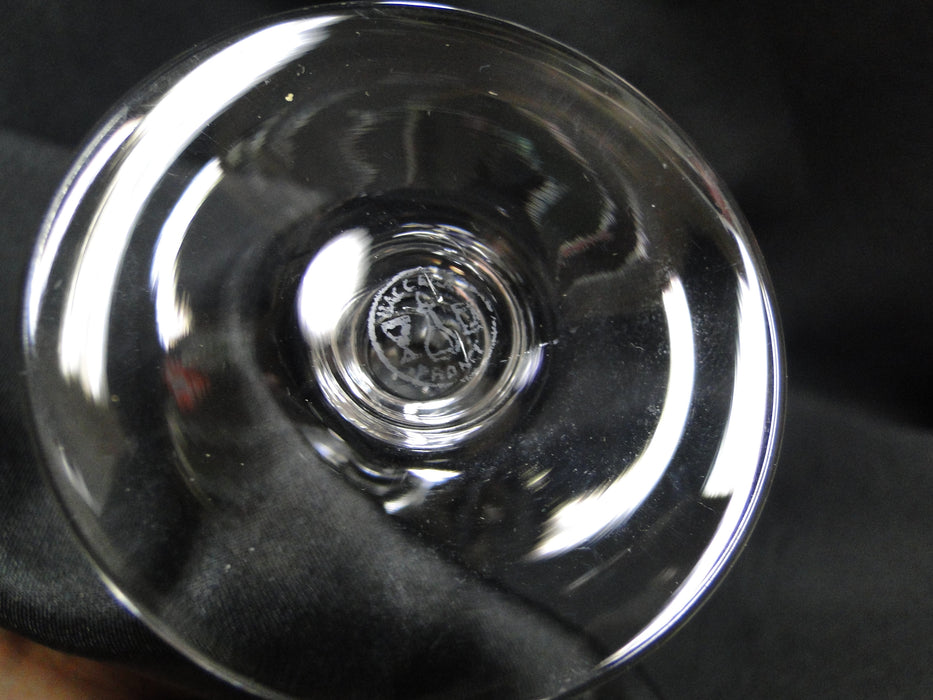Baccarat Capri, Optic, No Trim: White Wine (s), 5 3/8" Tall