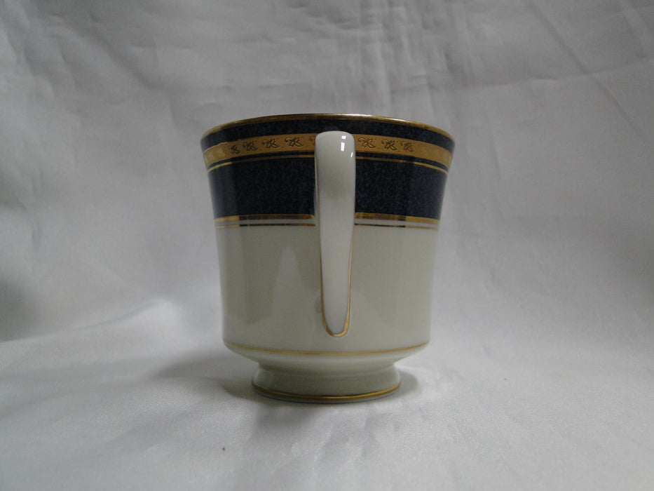 Mikasa Imperial Lapis, Blue Marble Rim, Gold: Cup & Saucer Set (s), 3 1/4" Tall