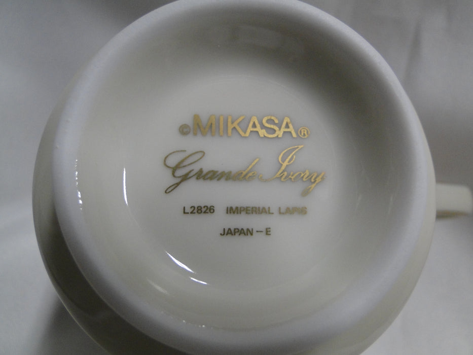 Mikasa Imperial Lapis, Blue Marble Rim, Gold: Cup & Saucer Set (s), 3 1/4" Tall