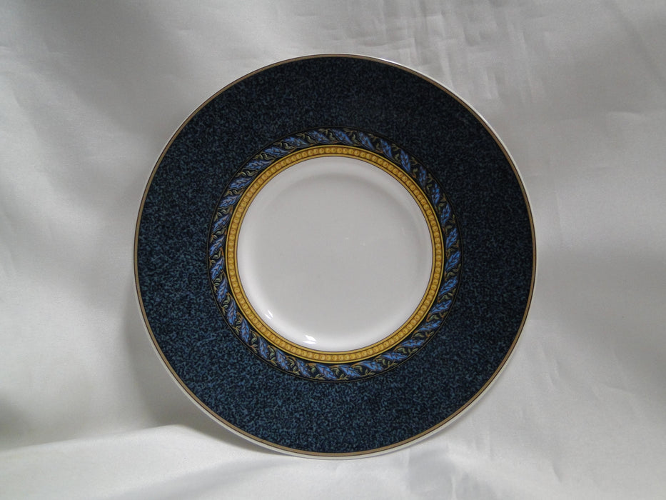 Mikasa Florentine Blue, Leaf & Tan Bands: Cup & Saucer Set (s), 3"