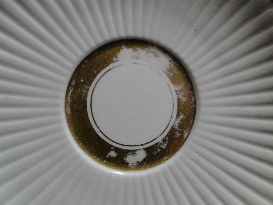 Wedgwood Edme Heavy Gold Trim: Demitasse Cup & Saucer Set, 2 1/2", As Is