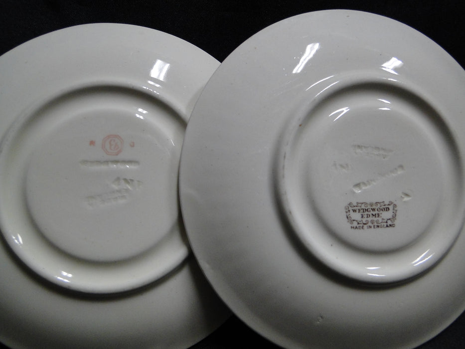 Wedgwood Edme Heavy Gold Trim: Demitasse Cup & Saucer Set, 2 1/2", As Is