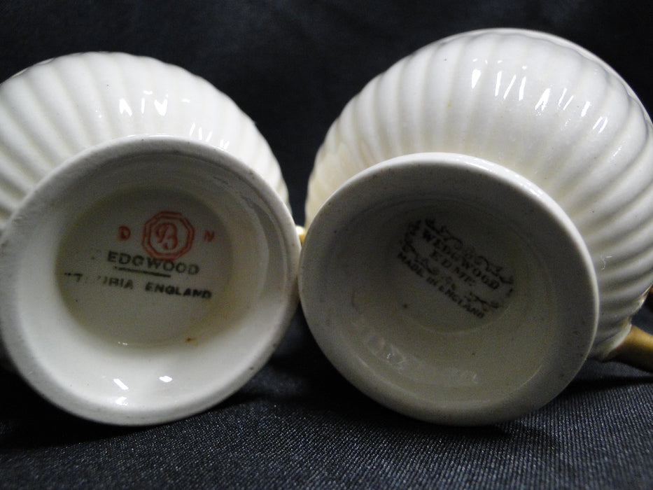 Wedgwood Edme Heavy Gold Trim: Demitasse Cup & Saucer Set, 2 1/2", As Is