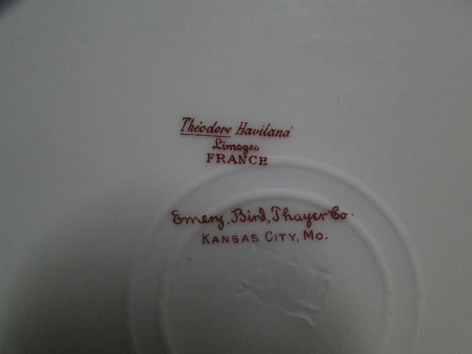 Haviland (Limoges) Schleiger 146, Gold Daubs: Coupe Soup Bowl, 7 1/2", As Is
