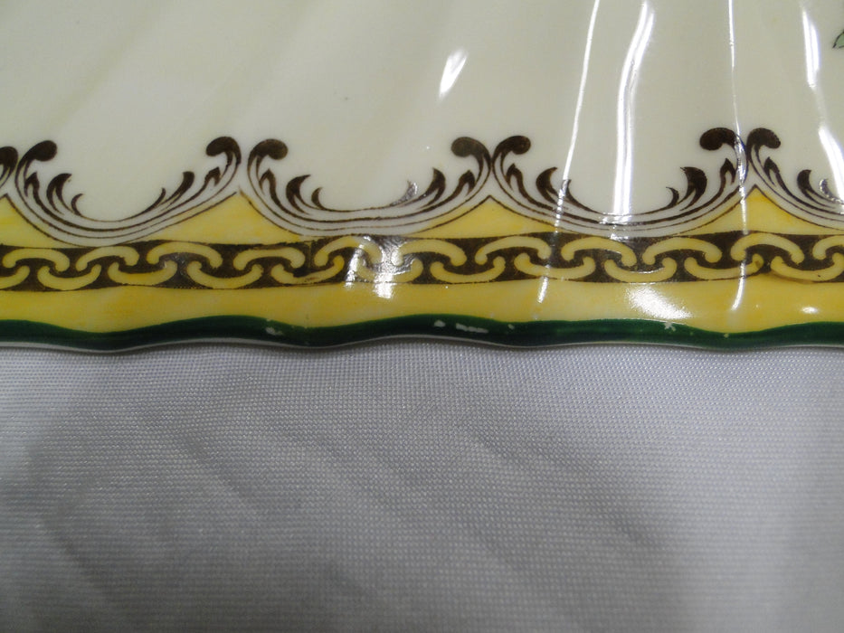 Royal Worcester Willoughby, Florals, Yellow: Square Serving Platter, 12 1/4"