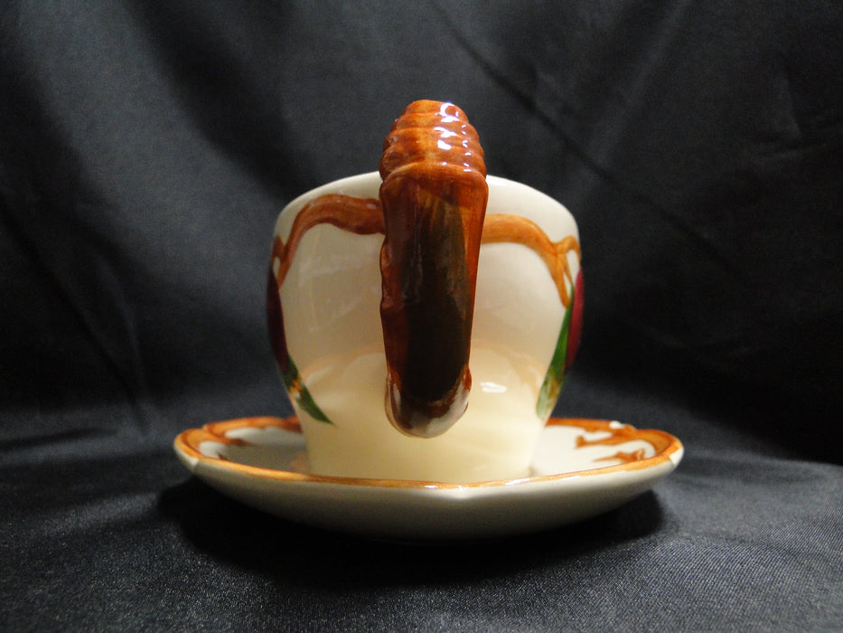 Franciscan Apple, USA: Gravy Boat w/ Attached Underplate, As Is