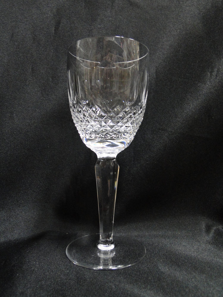 Waterford Crystal Colleen, Tall Stem, Thumbprints: Claret Wine, 6 1/2", Flaw
