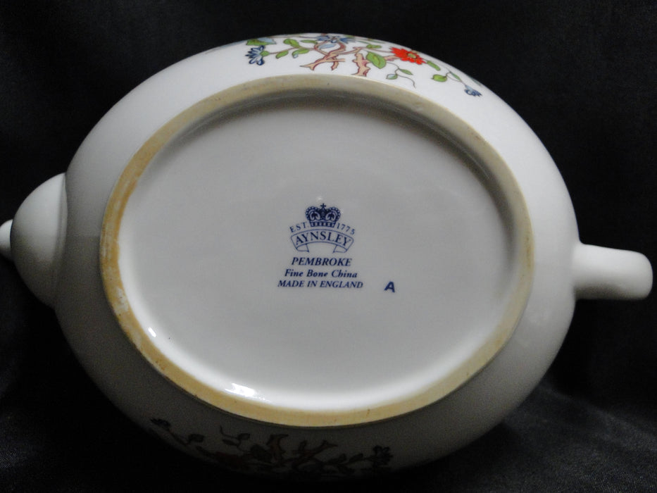 Aynsley Pembroke, Bird & Florals: Teapot & Lid, 5 1/4" Tall, No Trim