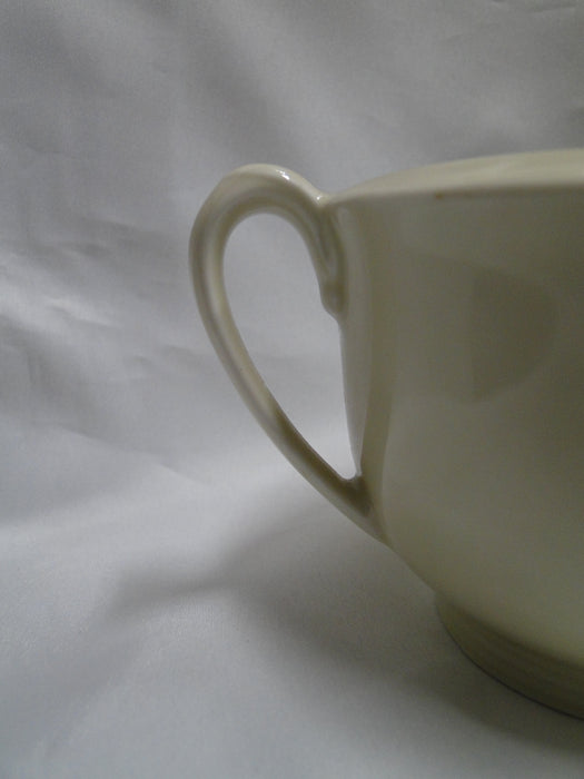 Hutschenreuther Turvel, All Cream, No Trim: Sugar Bowl No Lid, 3 1/4" Tall