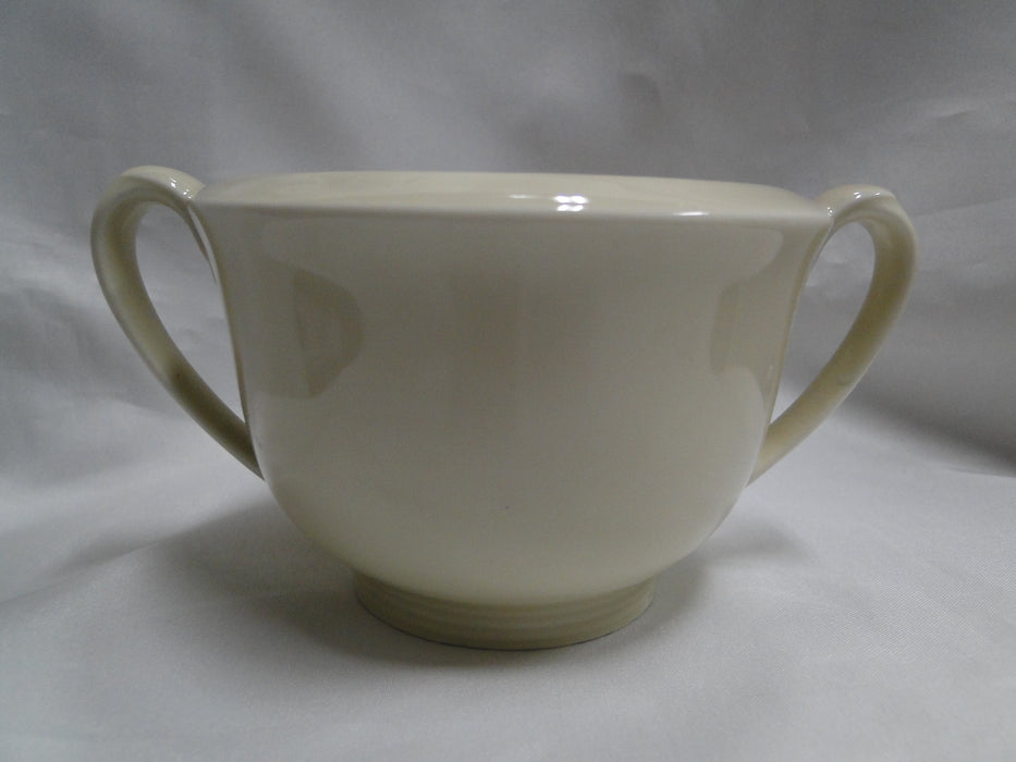 Hutschenreuther Turvel, All Cream, No Trim: Sugar Bowl No Lid, 3 1/4" Tall