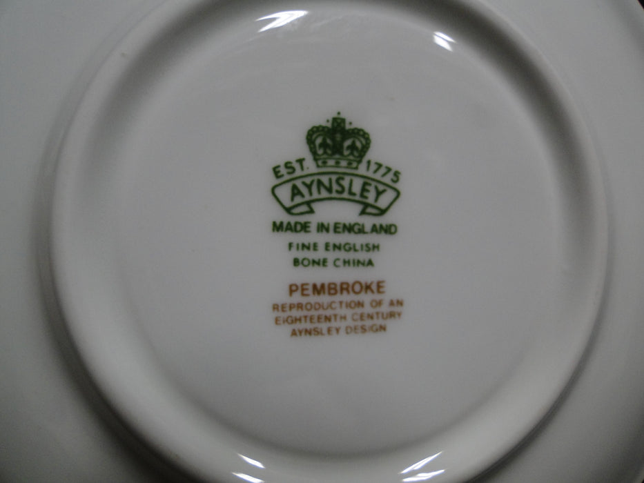 Aynsley Pembroke, Bird & Florals: Cup & Saucer Set (s), 2 5/8", Gold Foot