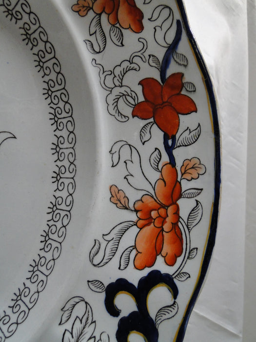Mason's MAS22, Imari Floral: Oval Serving Platter, 22" x 16 3/4", As Is