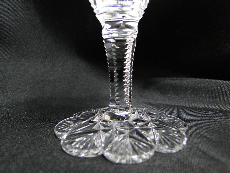 Stuart STU18, Cross Hatch & Fan Cuts: Champagne Flute (s), 7 3/8" Tall