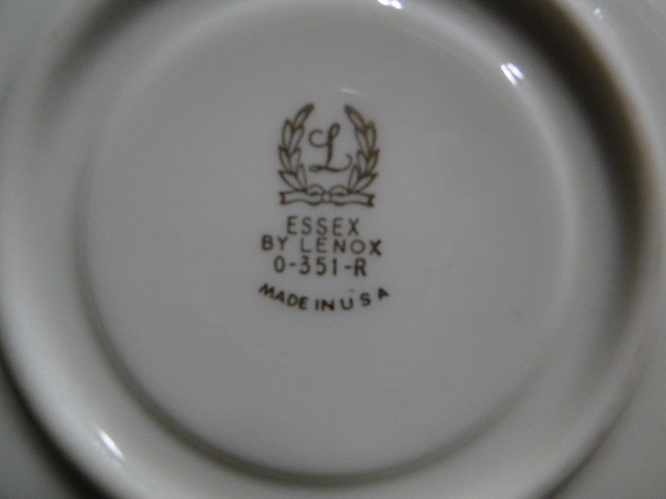 Lenox Essex Maroon, Red & Gold Design: Cup & Saucer Set (s), 2 1/8"