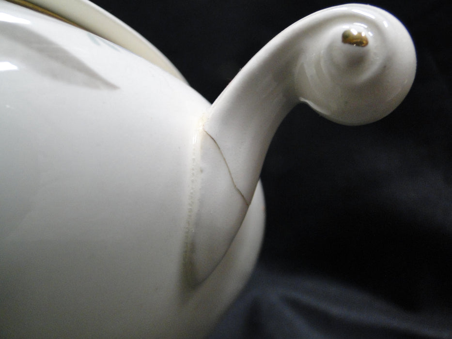 Homer Laughlin Nantucket, Eggshell Nautilus: Serving Bowl & Lid, As Is