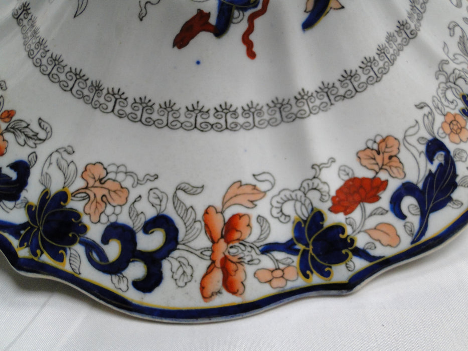 Mason's MAS22, Imari Floral: 10 5/8" Notched Lid Only for Tureen