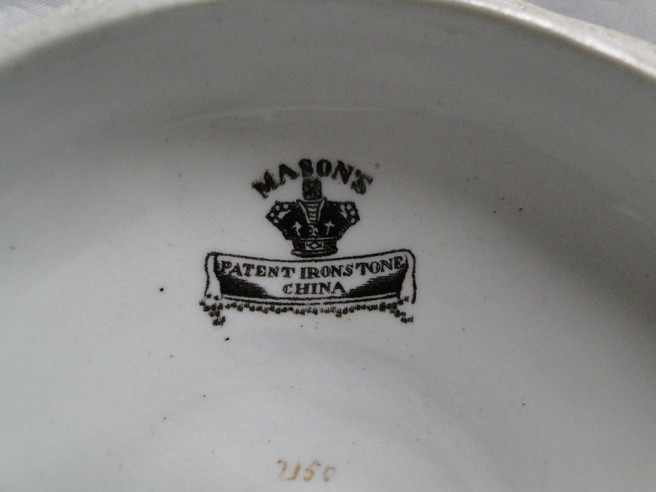 Mason's MAS22, Imari Floral: 5 1/2" Notched Lid Only for Sauce / Gravy Boat