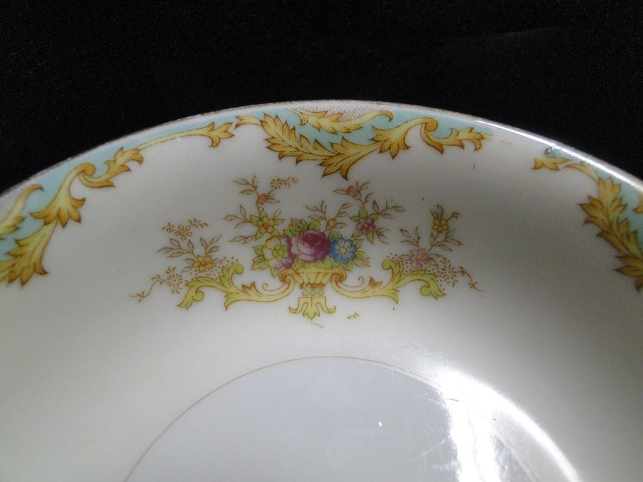 ESCO (Japan) ESO20, Floral Vases, Green Edge: Fruit Bowl (s), 5" x 1 1/4"