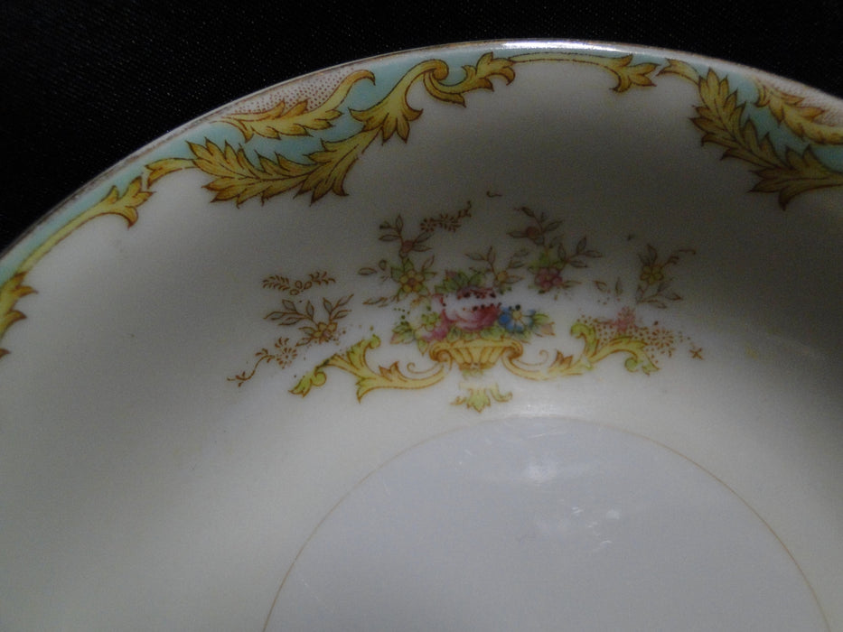 ESCO (Japan) ESO20, Floral Vases, Green Edge: Fruit Bowl (s), 5" x 1 1/4"